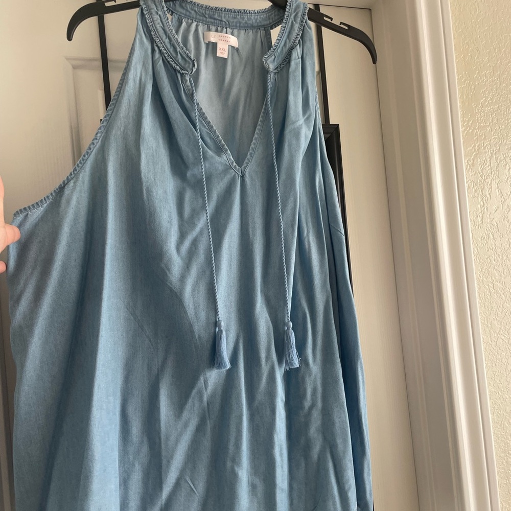 Lauren Conrad Denim Tank Top